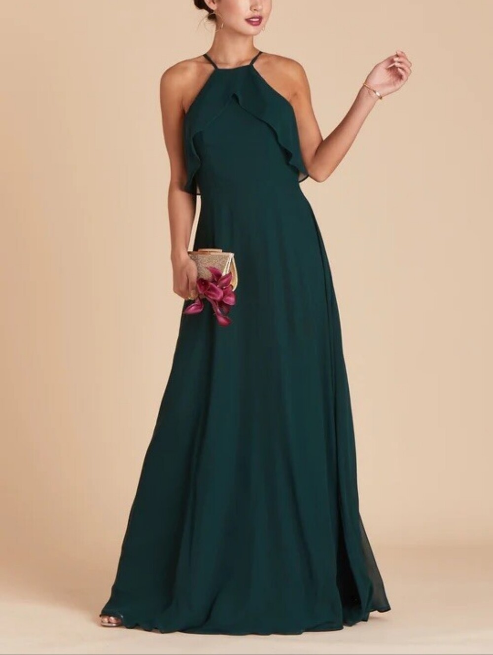 Birdy Grey Forest Green Bridesmaids  Dress